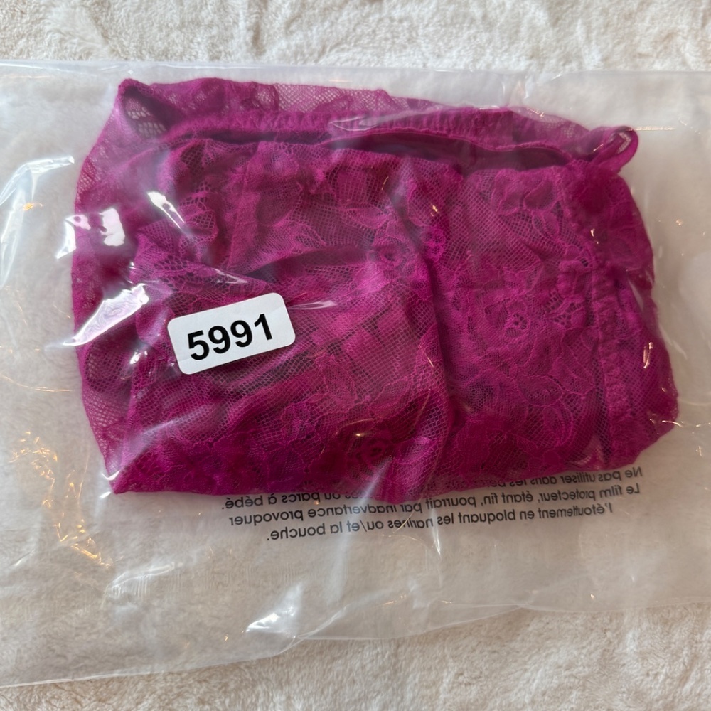 New! VS VERY SEXY Rose Lace High-Neck Teddy Outrageous Pink 45991 - Picture 13 of 13